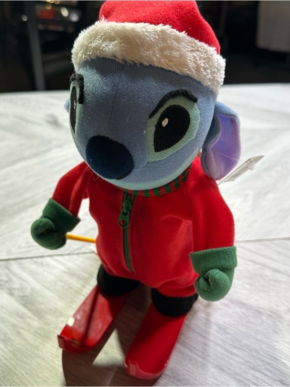 DISNEY FLIP & SKI STITCH CHRISTMAS PLUSH.